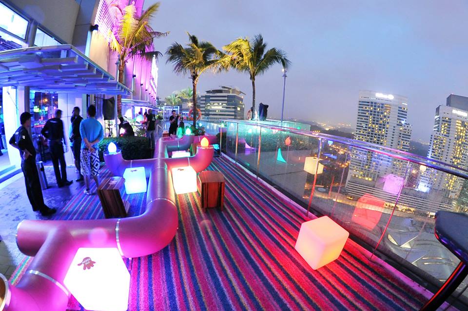 View of top roof bar