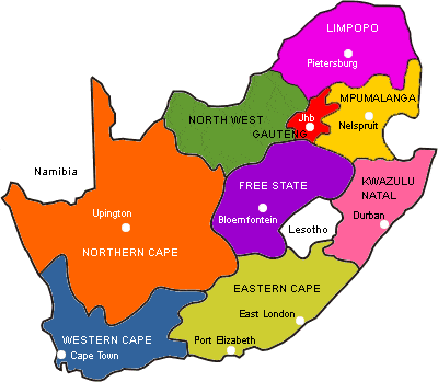 South Africa Map