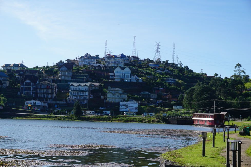 City Behind lake