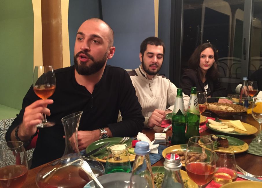 Georgian-men-in-dinner