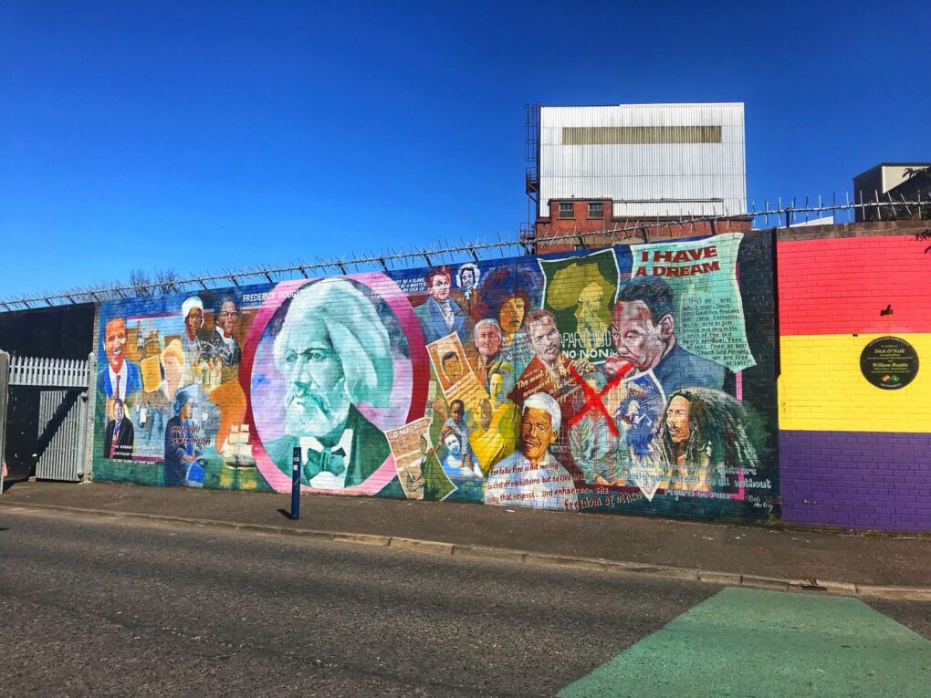 Black Taxi Tour of Belfast, Political Murals 2018