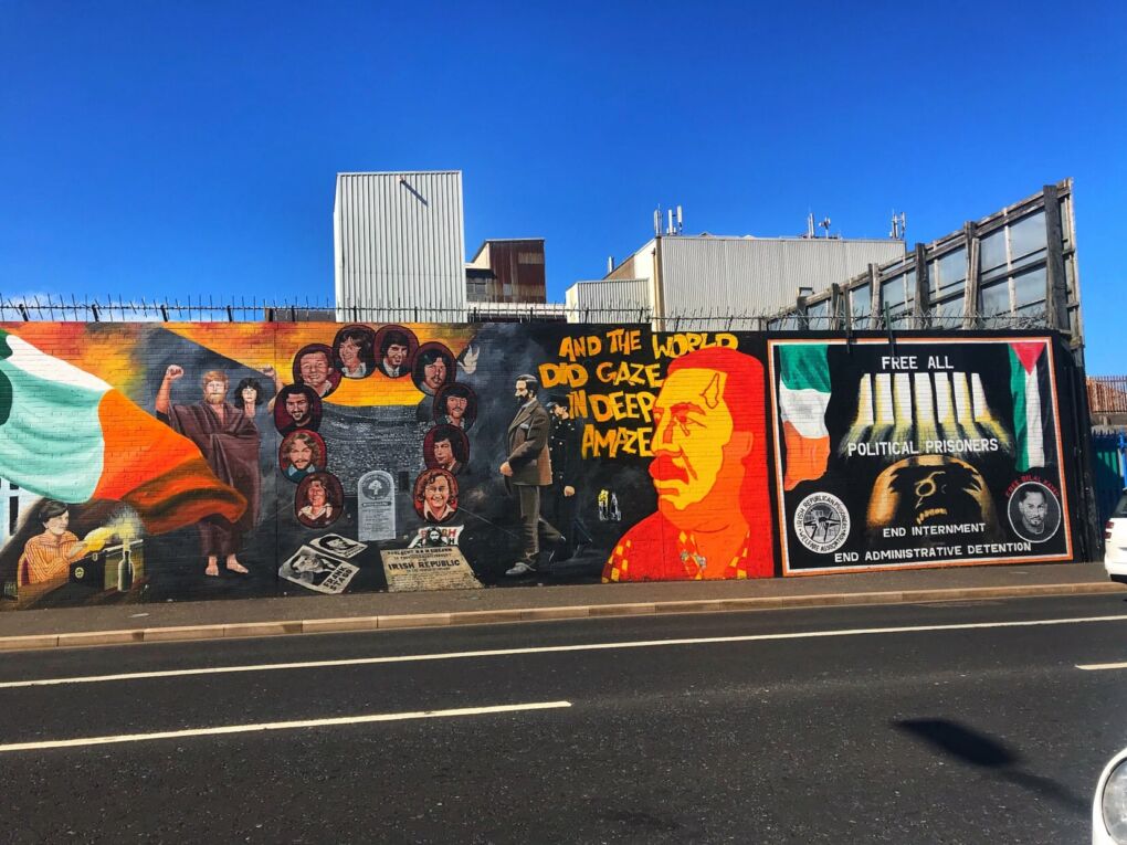 Black Taxi Tour, Belfast 2018