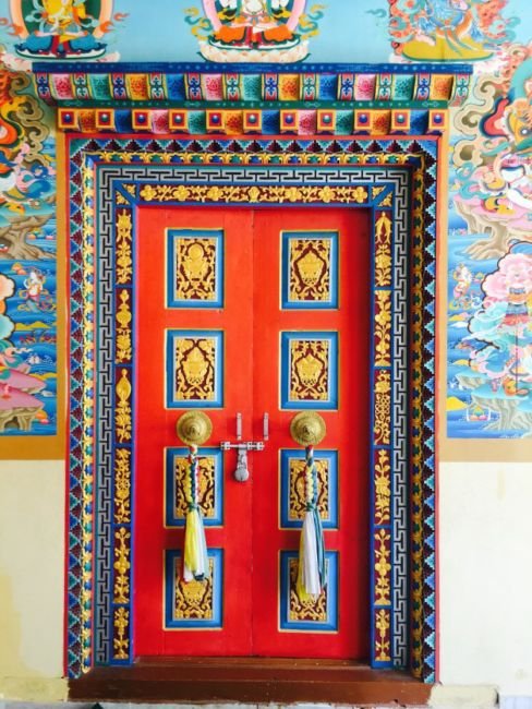 Monestary-door-sangla