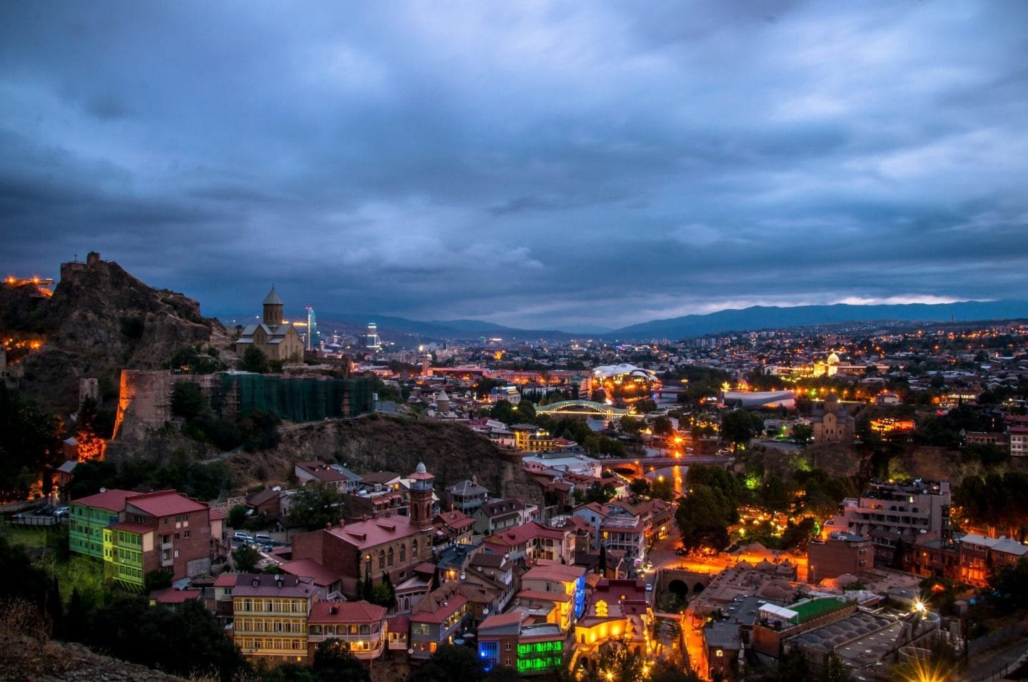 Tbilisi at night 