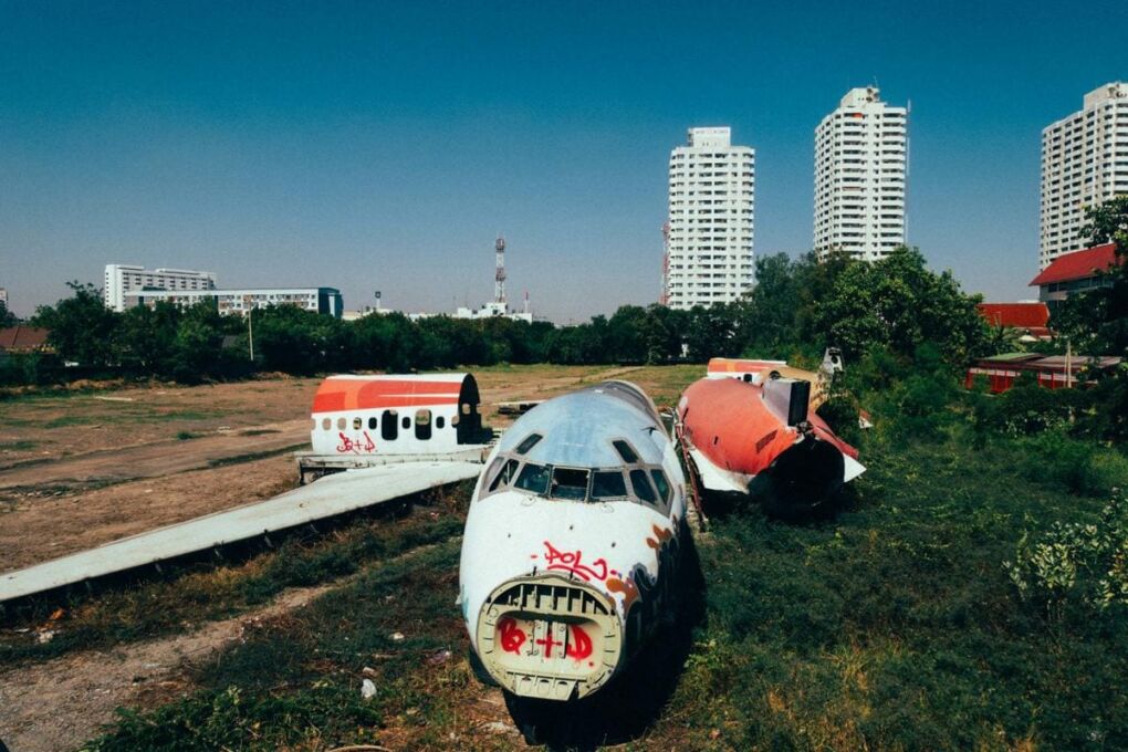 Abandoned Airplane Bangkok