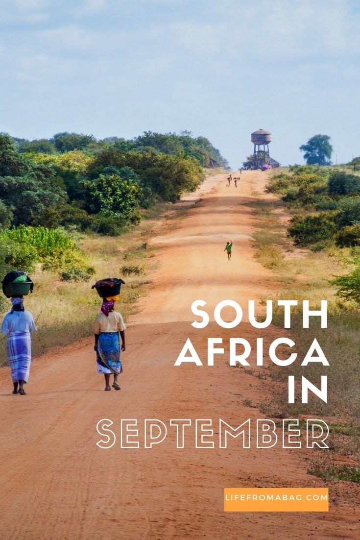 South Africa in September