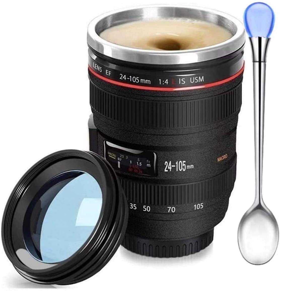 Camera Lens Travel Mug