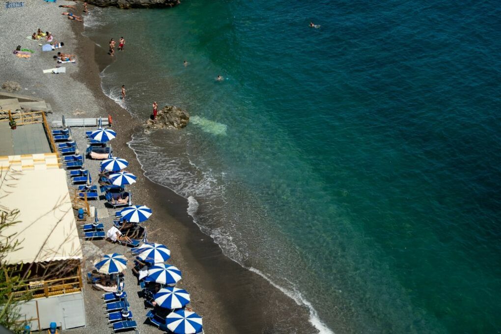 Shoreline in Amalfi