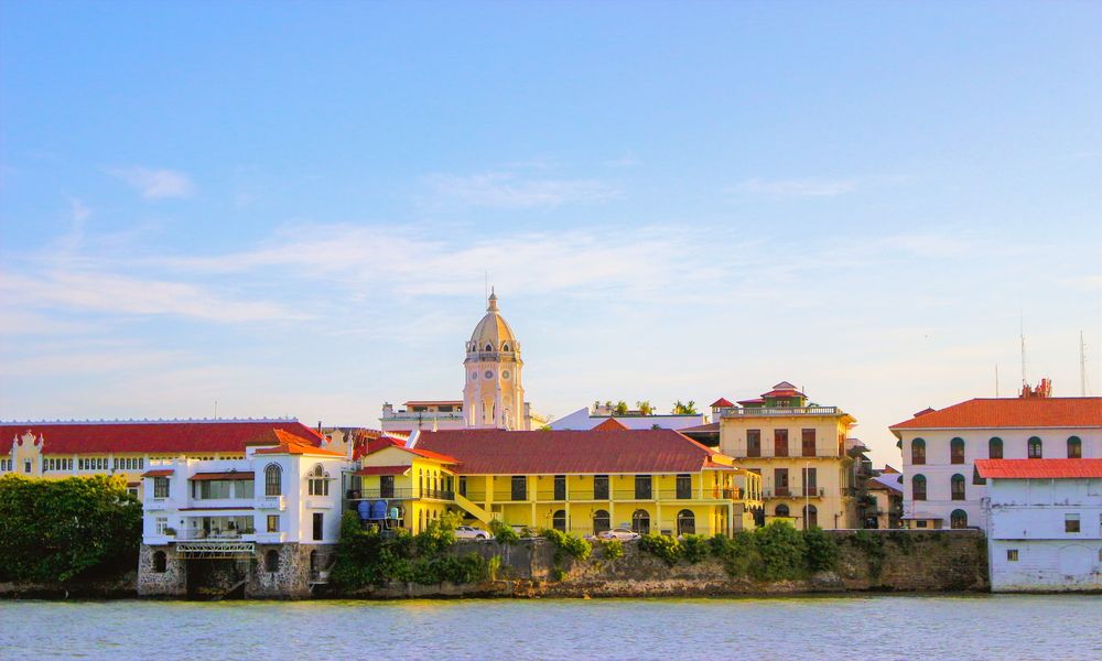 Casco Viejo pictured from across the canal