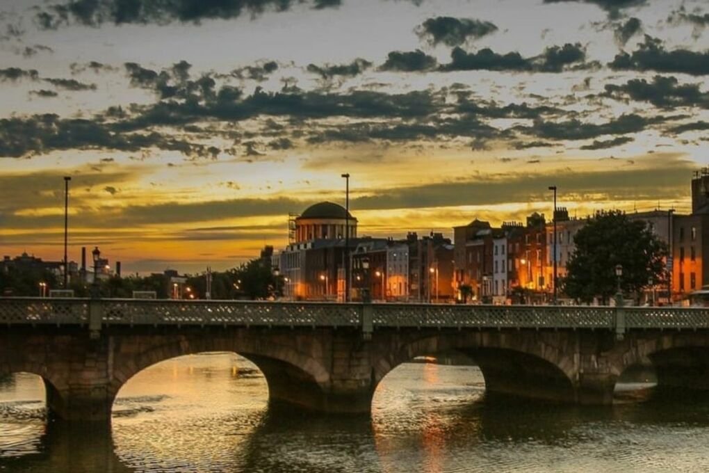 dublin-sunset-bridge