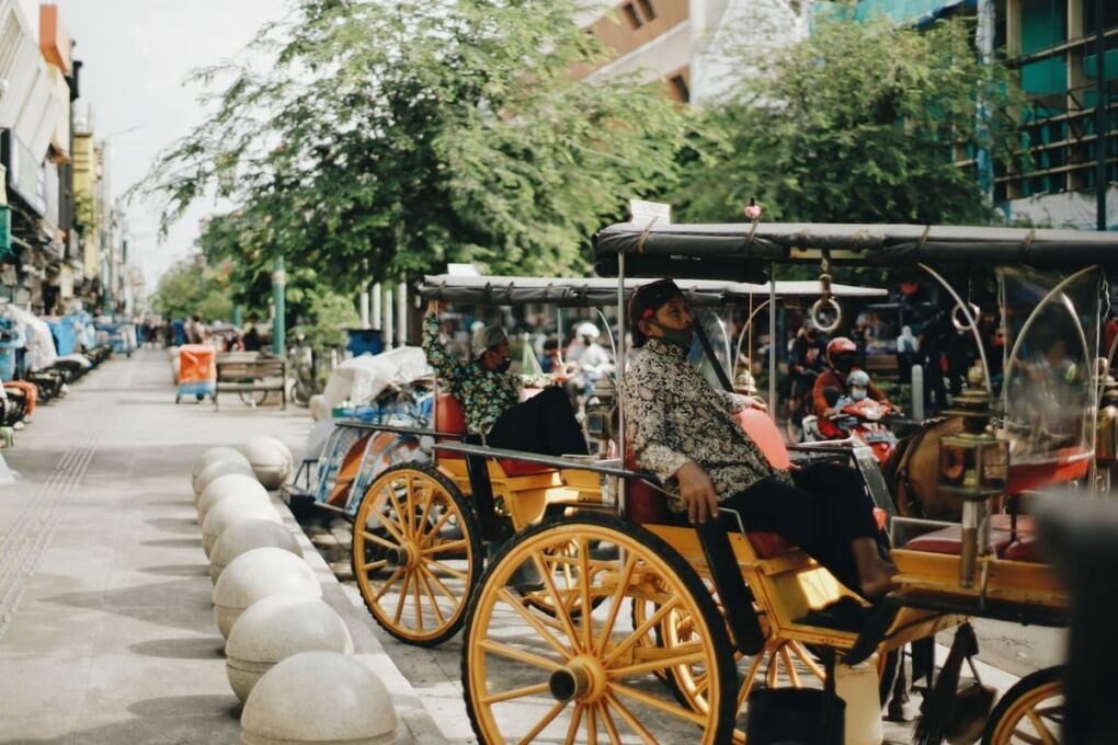 Rickshaw driver in Yogyakarta