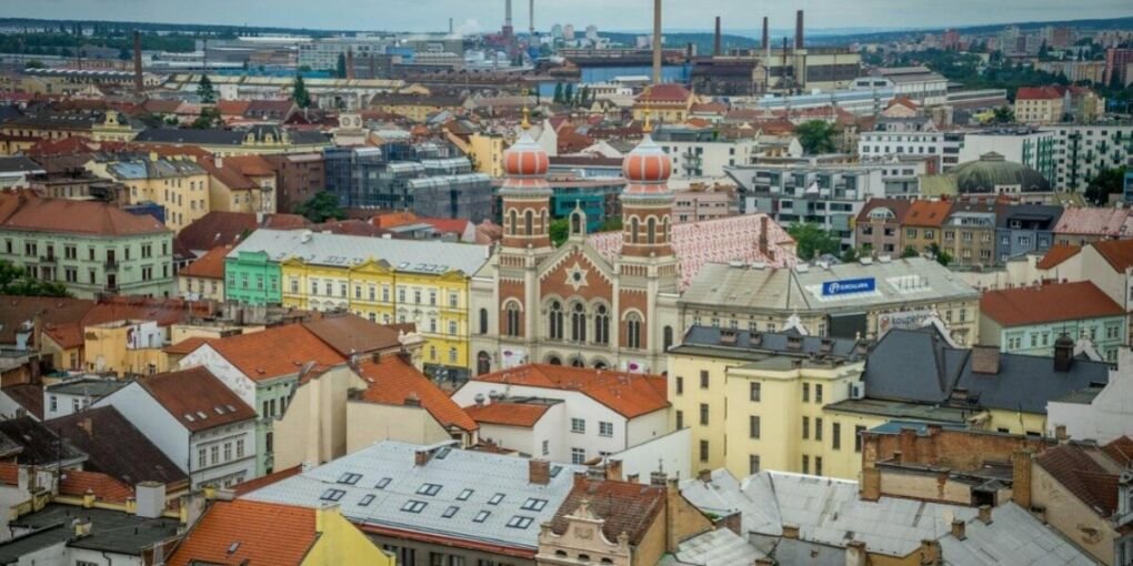 Plzen Colorful Buildings 