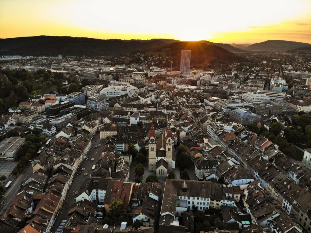 Aerial view of Winterthur