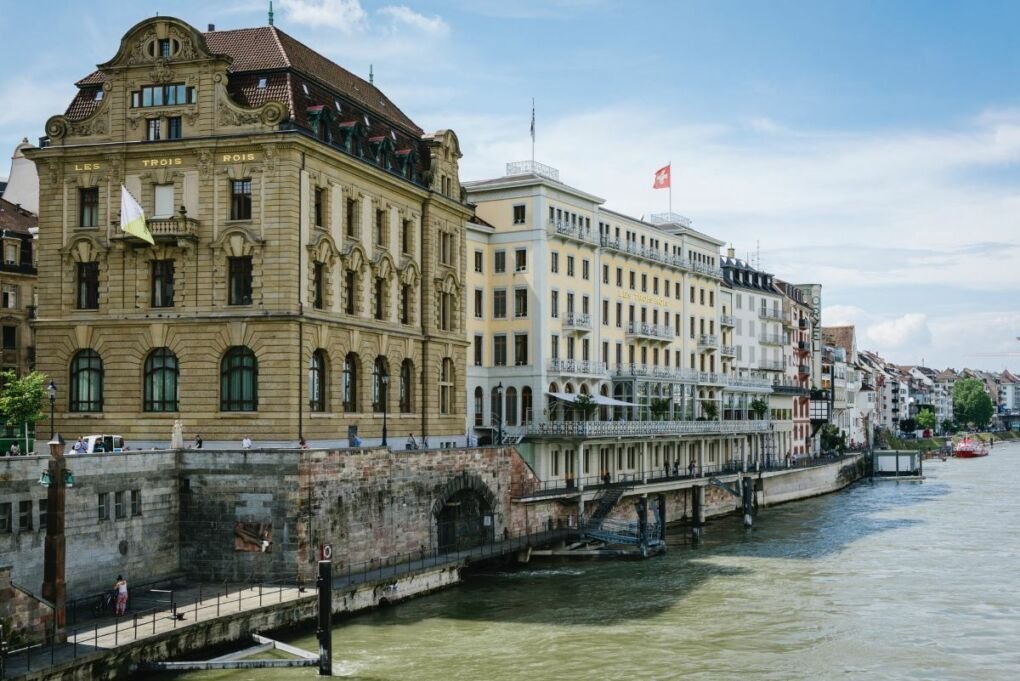 Basel river and infrastructure 