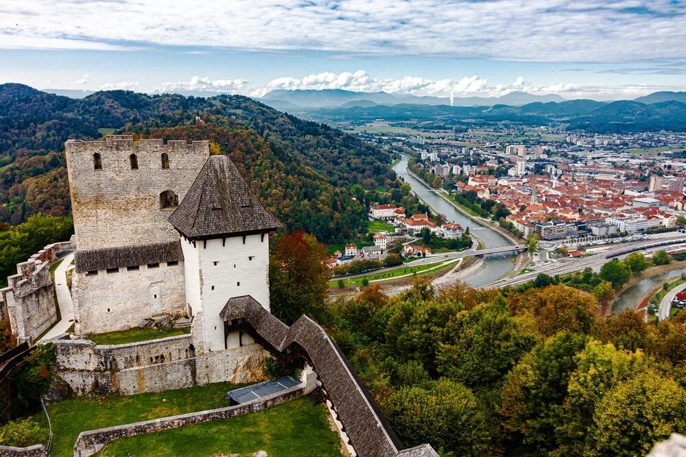 Celje Castle in Slovenia. 