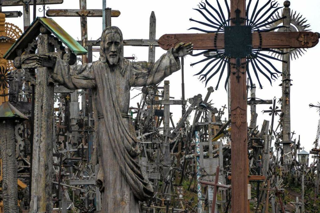 The Hill of Crosses in Siauliai, Lithuania