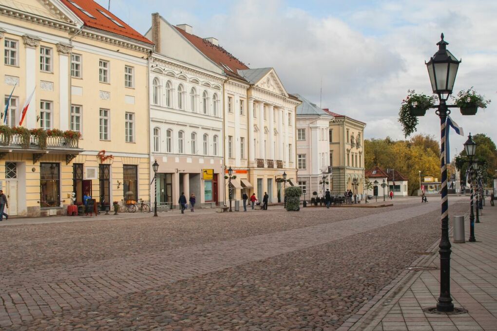 Streets in Tartu, Estonia