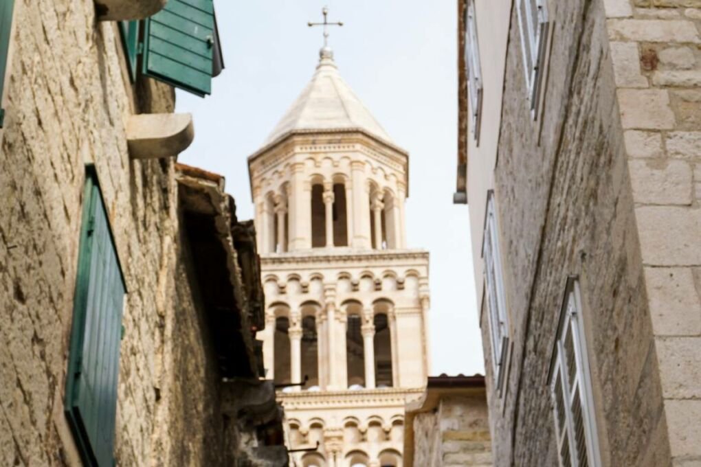 Diocletian Palace Dioklecijanova Ulica in Split Croatia