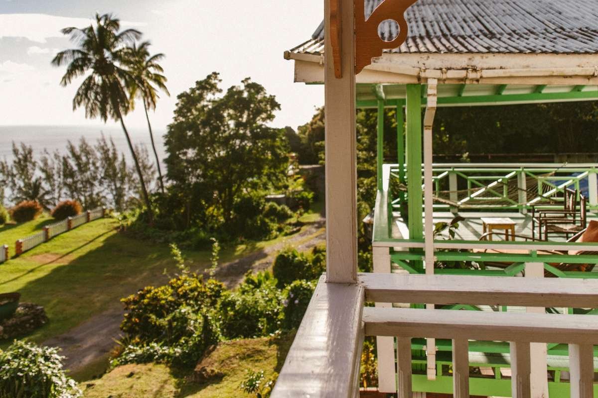 View from a house in St Lucia.