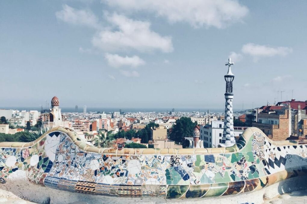 Park Guell in Barcelona.