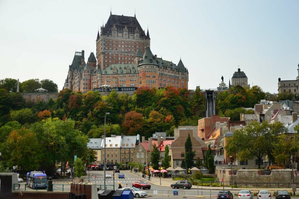 Fairmont Le Chateau Frontenac in Quebec.