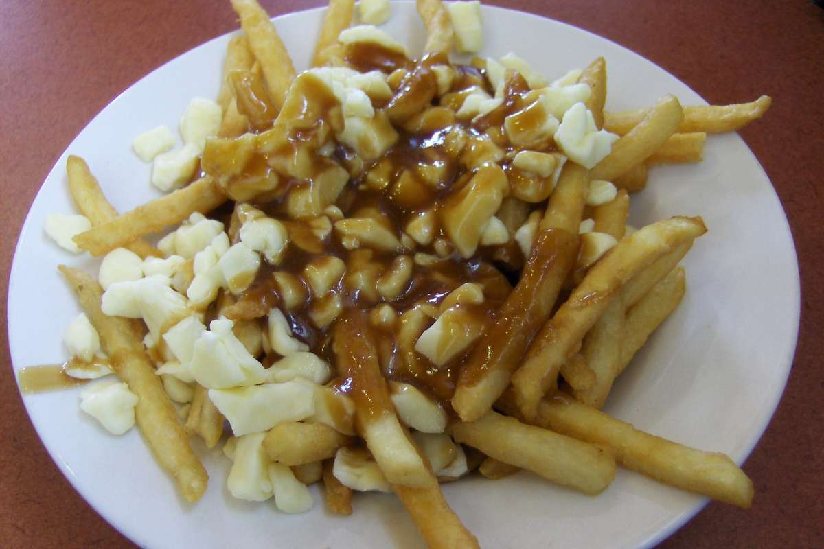 Plate of Poutine.