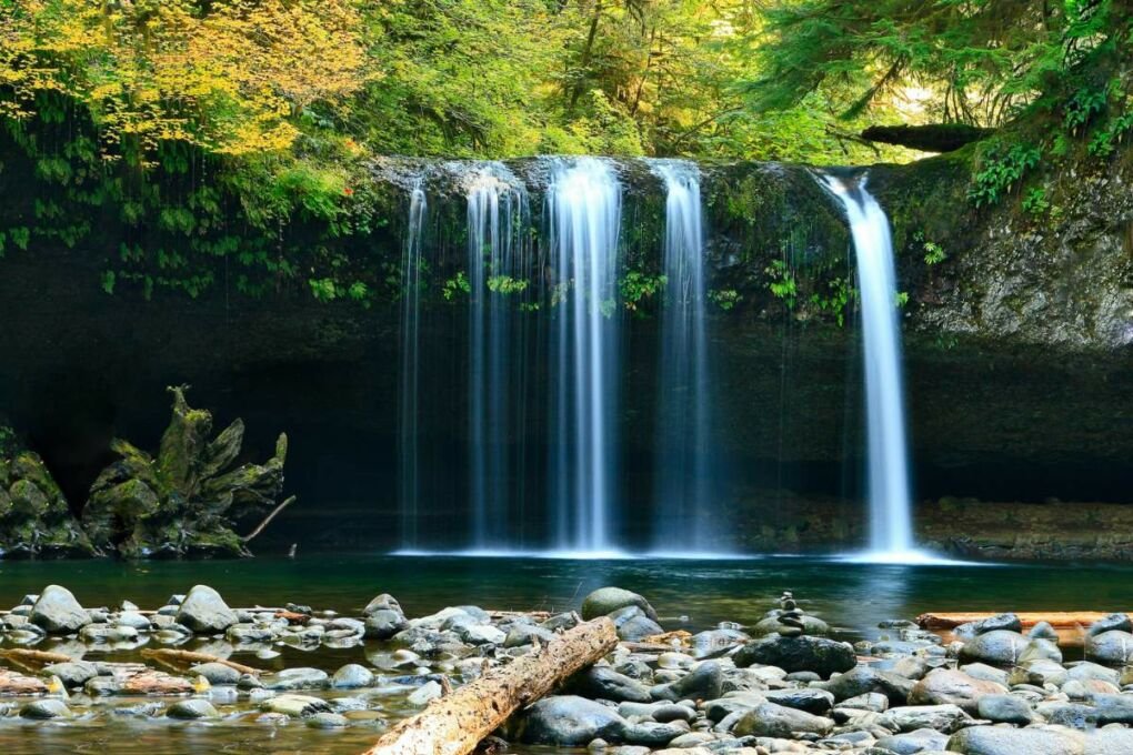 Waterfall in Puerto Rico.