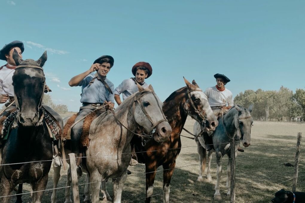 Argentine Gaucho horseback riders