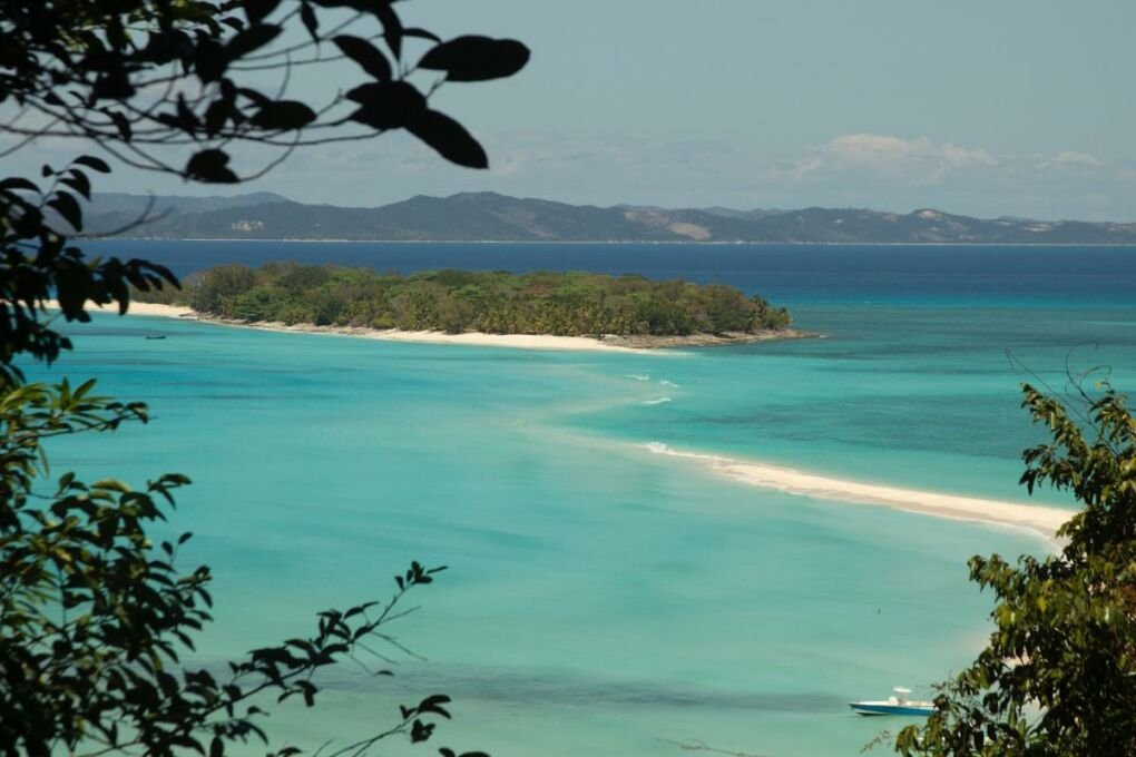 The turquoise waters of Nosey Iranga Madagascar