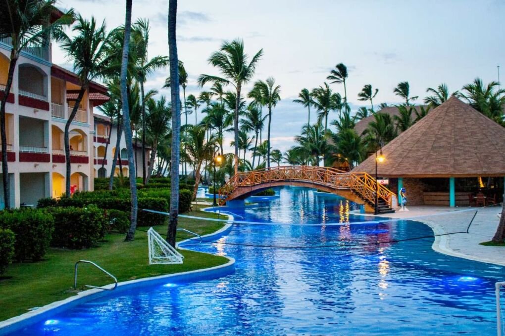 A pretty view of a Punta Cana resort in the Dominican Republic