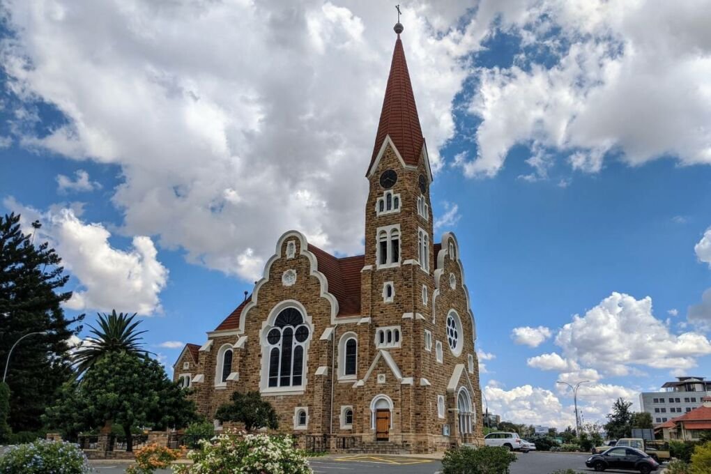 The beautiful Christuskirche church in Windhoek