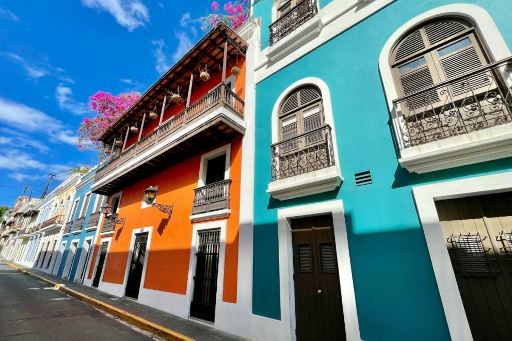 Colorful Houses in San Juan.
