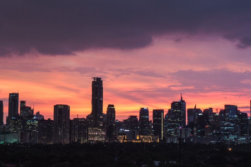 Manila Philippines skyline