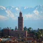 View of Marrakech and the Atlas Mountains