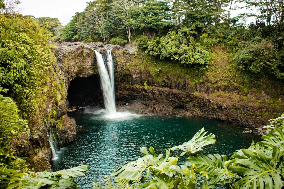 Waterfall in Hilo Big Island