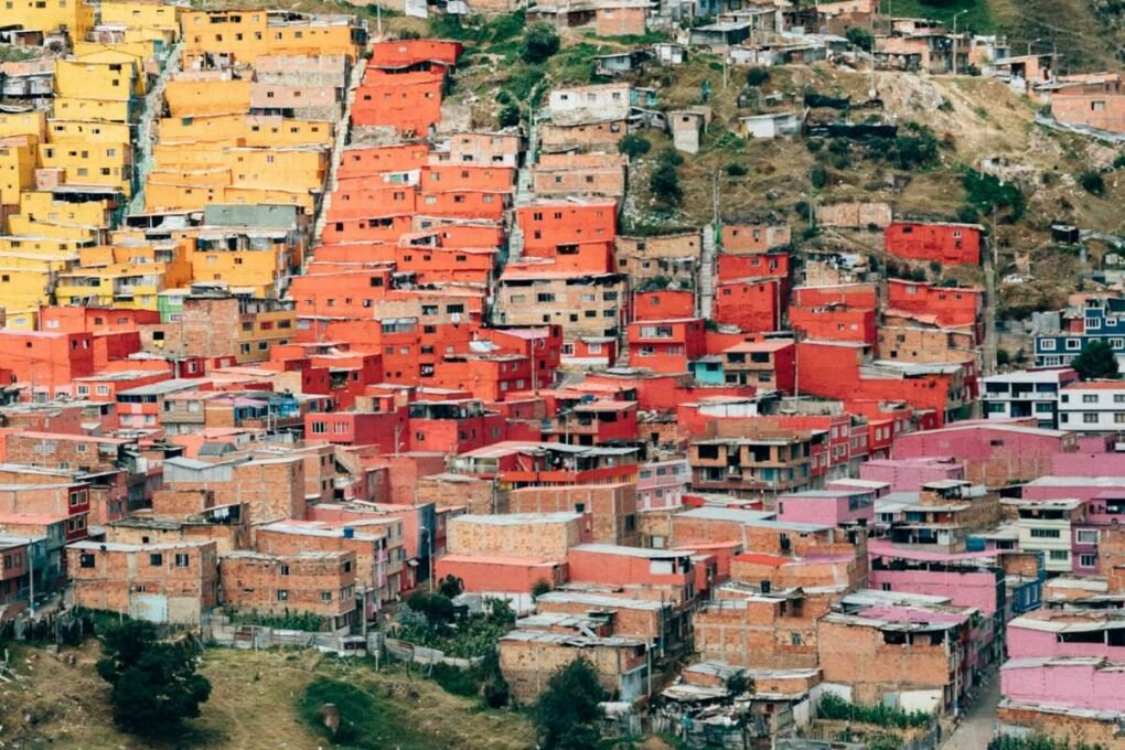 Urban area in Bogota