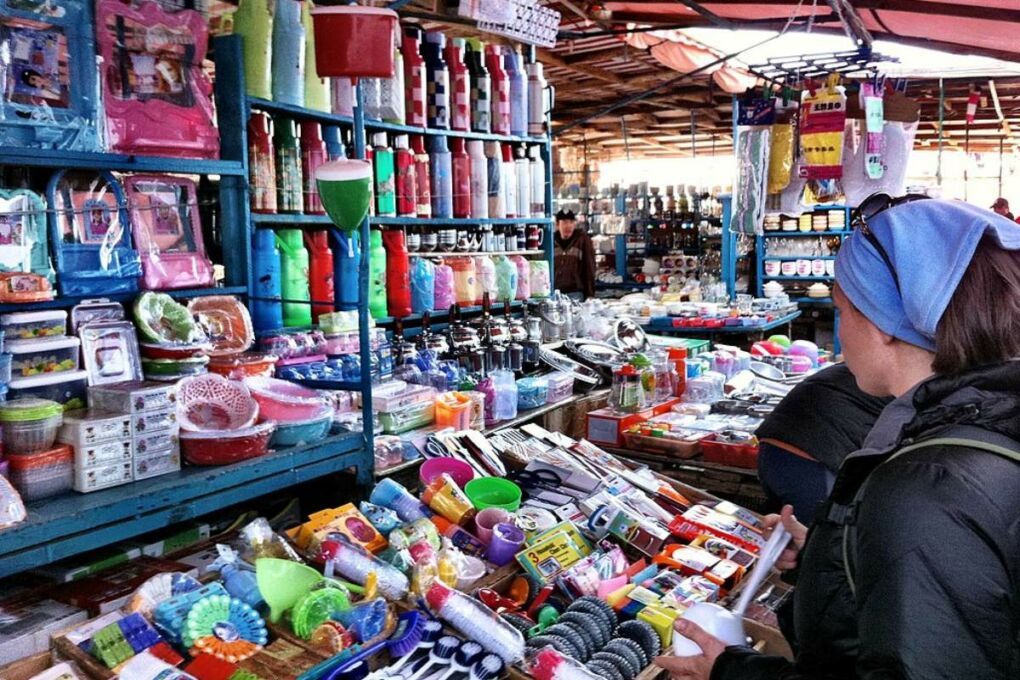 best places live in mongolia Narantuul Market