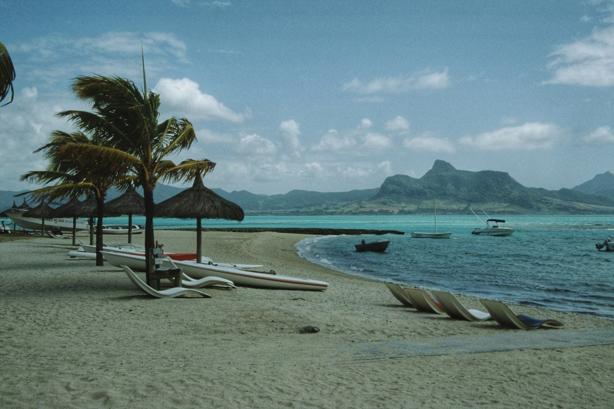 Beach in Port Louis Mauritius